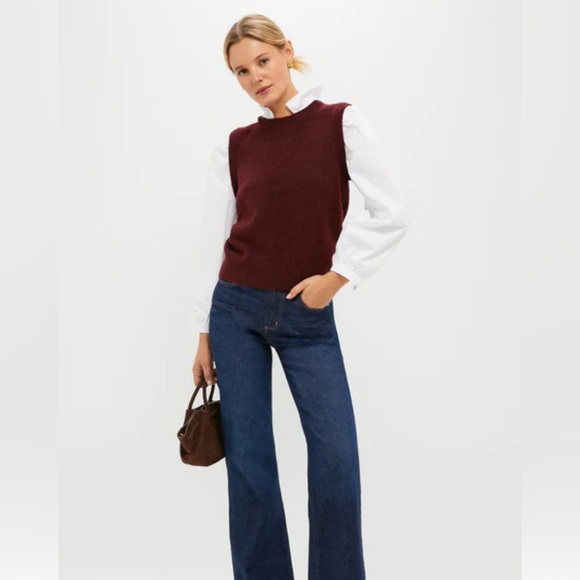 NWOT Tuckernuck Winetasting Ella Sweater Blouse - Picture 2 of 5